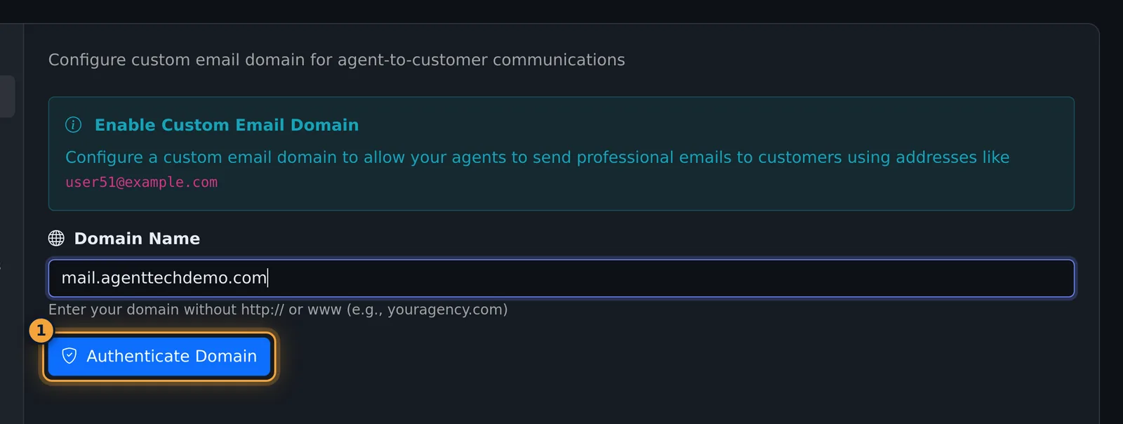 Email Domain