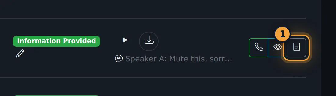 View Transcription in the Call Log