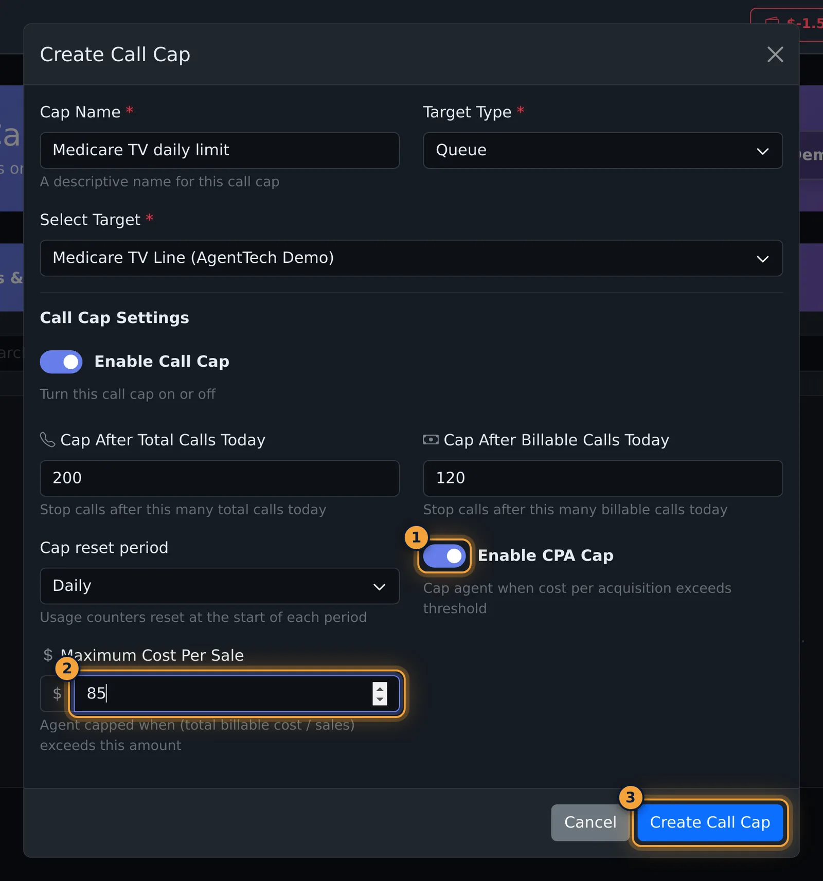 CPA cap