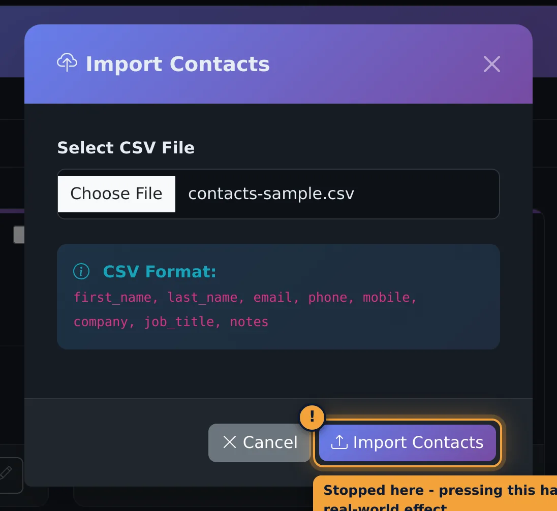Import Contacts