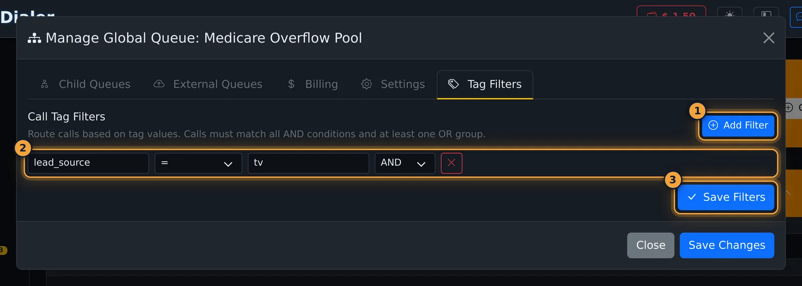 Tag Filters