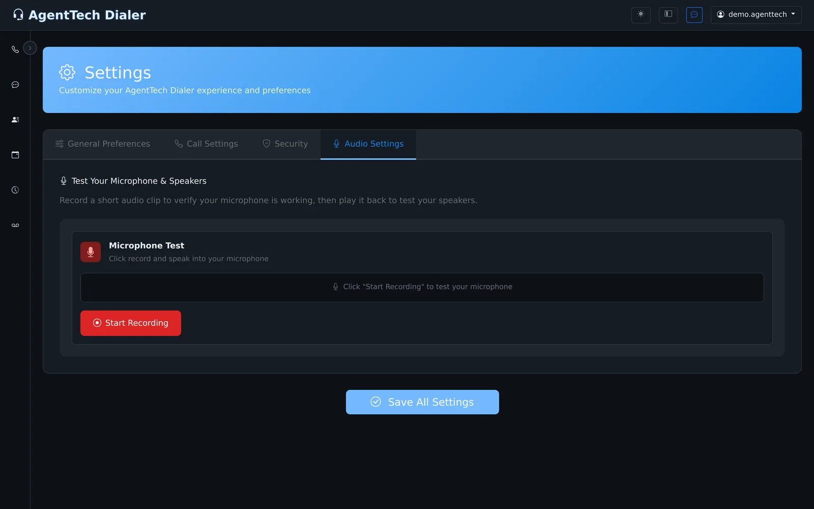Audio Settings