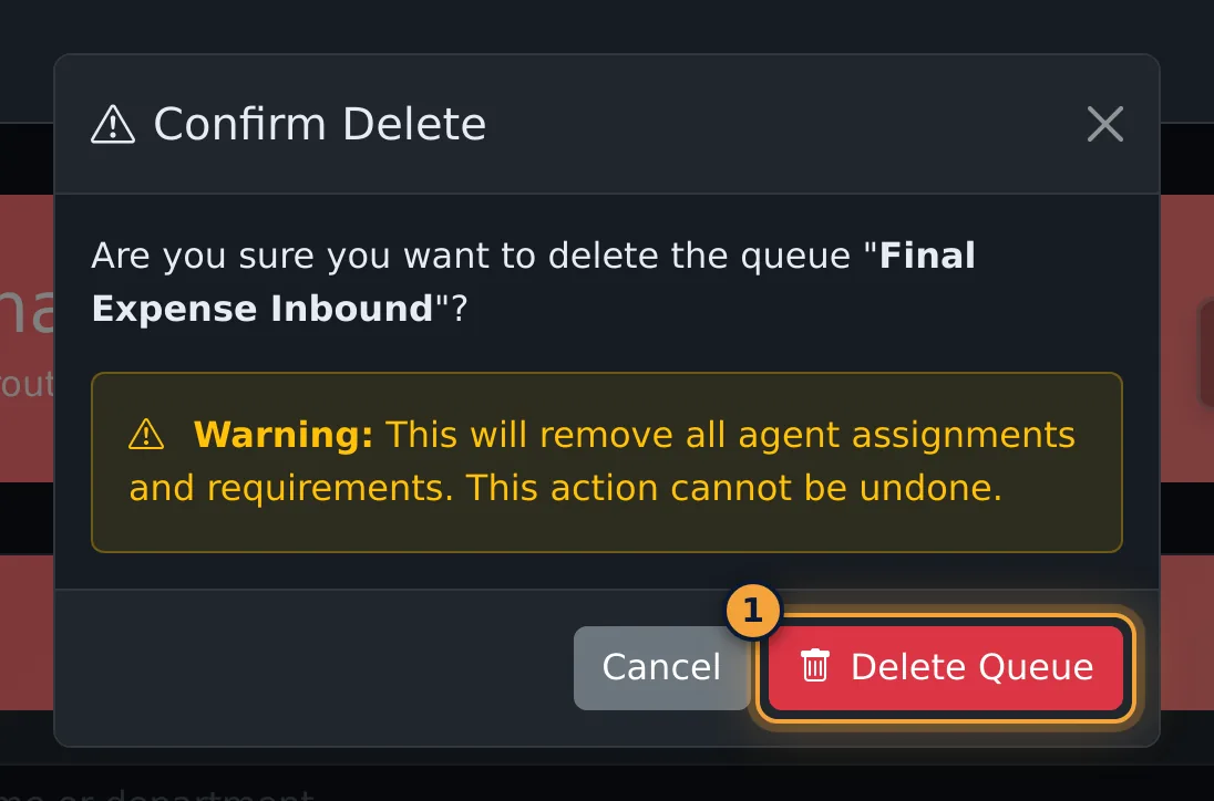 Delete Queue