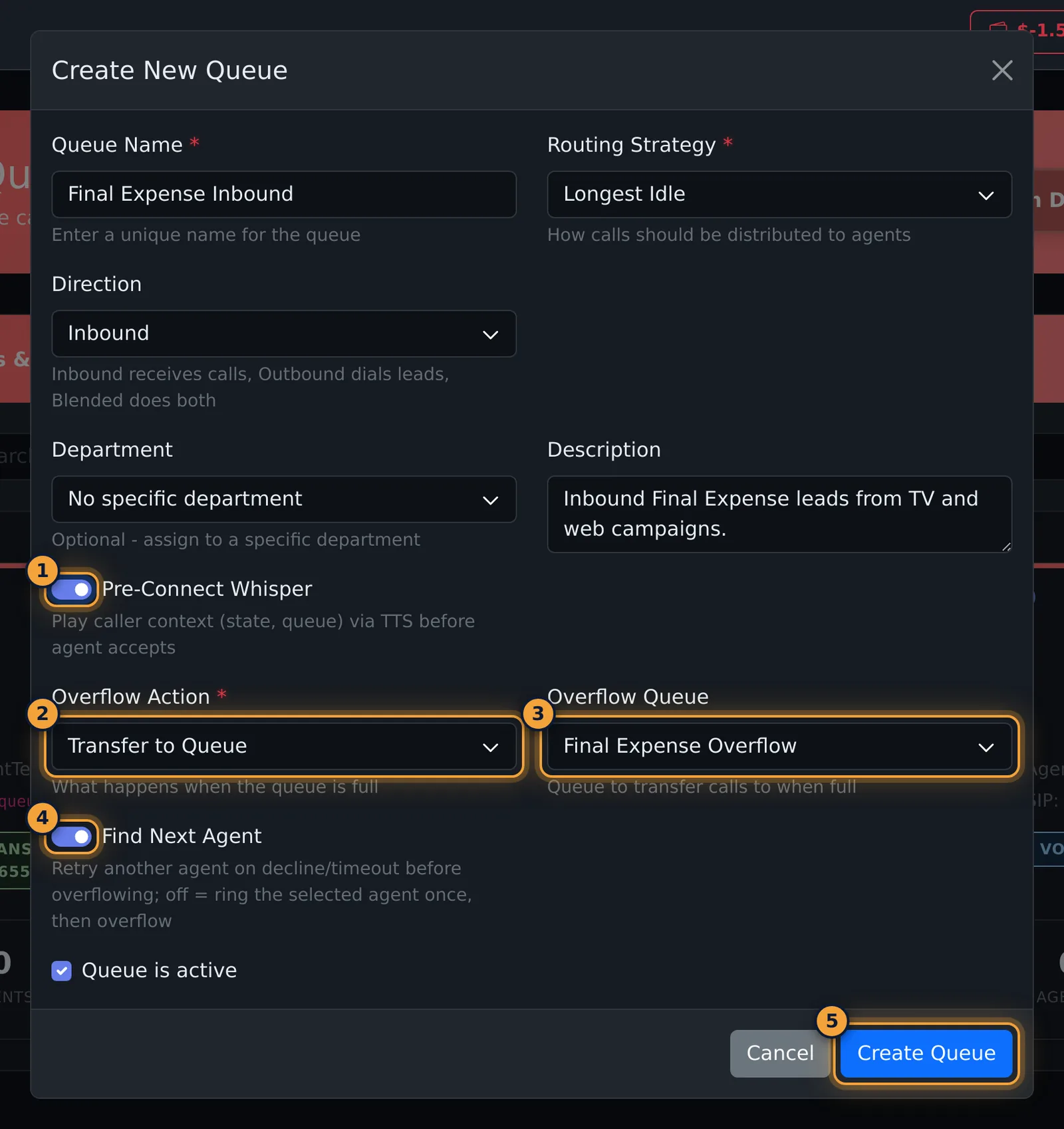 Overflow and options