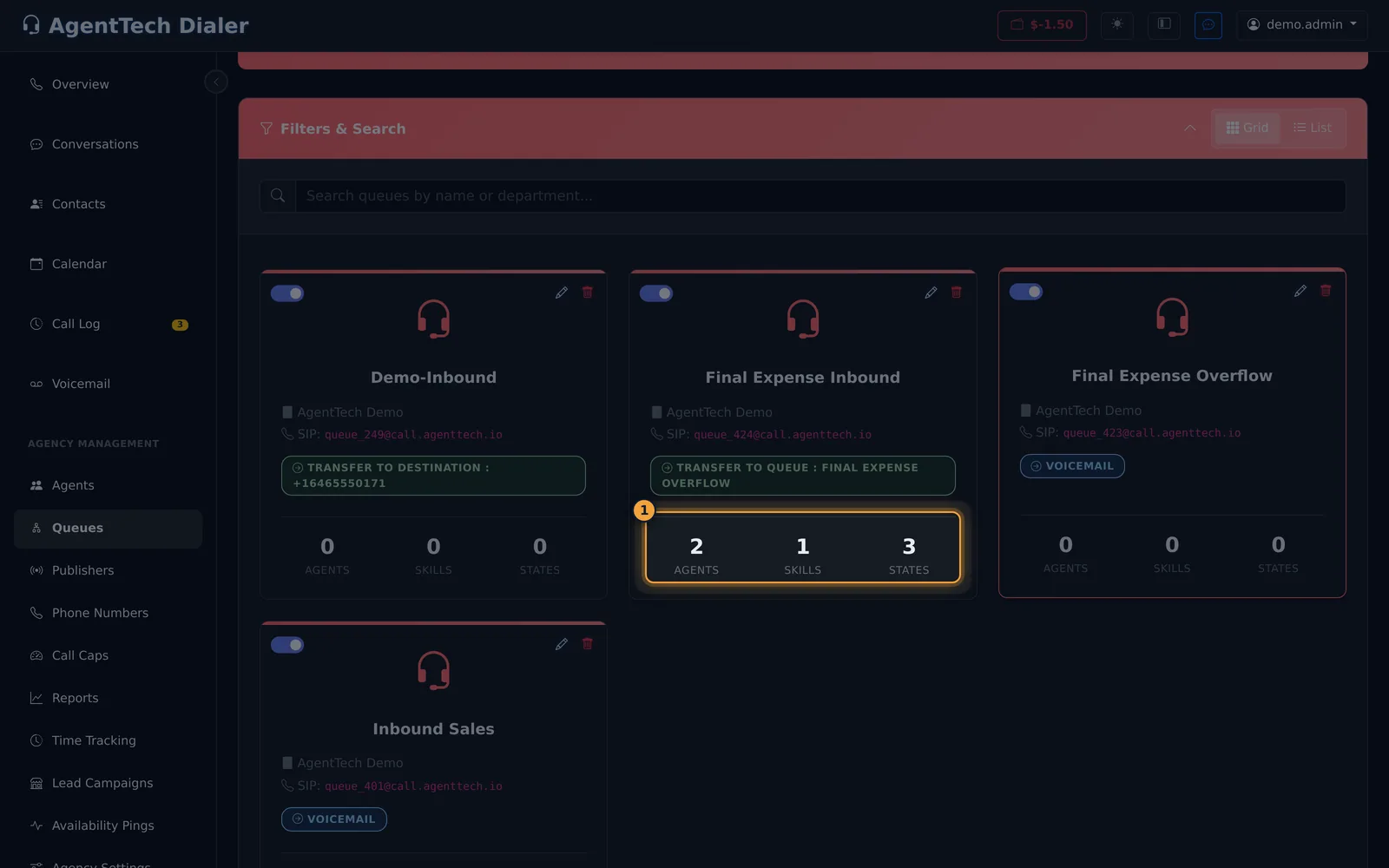 Queue after configuration