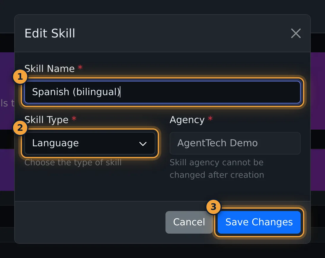 Edit Skill