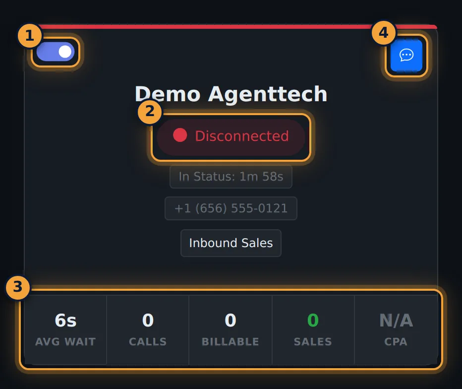 Agent card