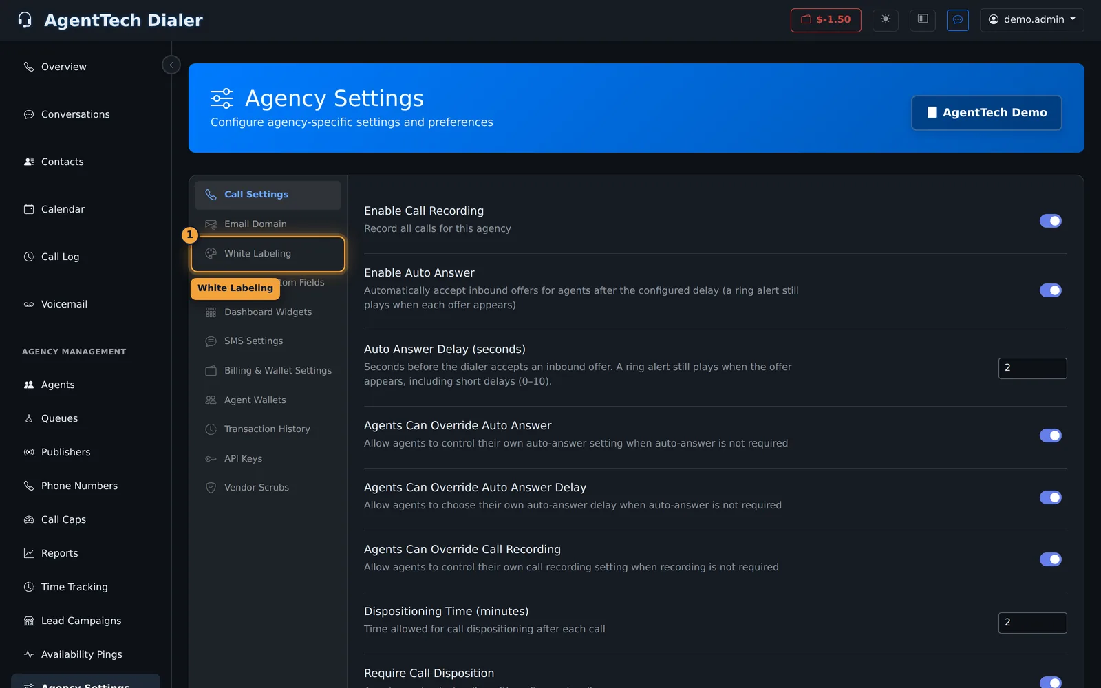 White Labeling in Agency Settings